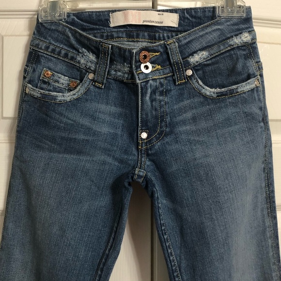 XXI Premium Jeans Size 25 Bootcut Low Cut Jeans Denim and Diamonds - Picture 6 of 12